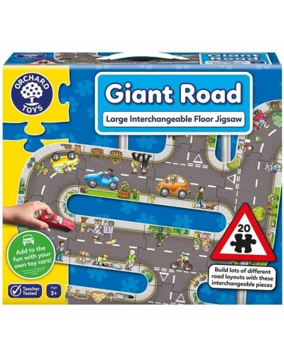 Orchard Toys Giant Road: Alfombra Puzzle Educativa para Niños (FR)
