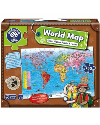 Palapeli Orchard World Map (FR)