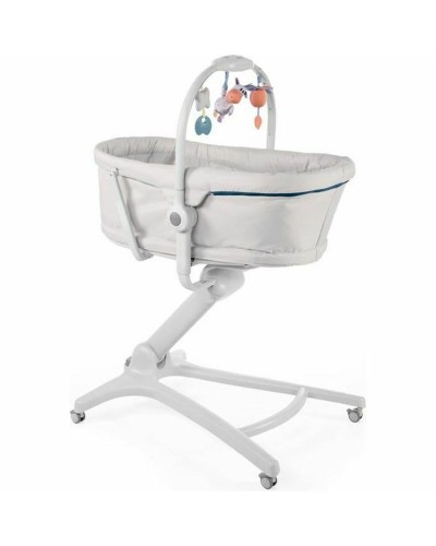 Chicco BabyHug 4in1 Grau: Multifunktionale Babywippe, Wiege, Hochstuhl

