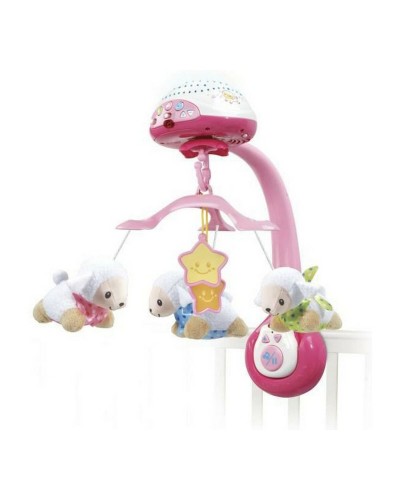 VTech Baby Sheep Count - Pecorella Rosa Interattiva per Culla Neonato
