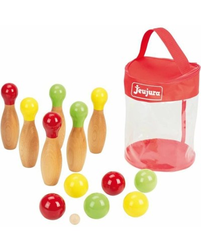Jeujura Wooden Bowling for Children - Fun and Motor Skills
