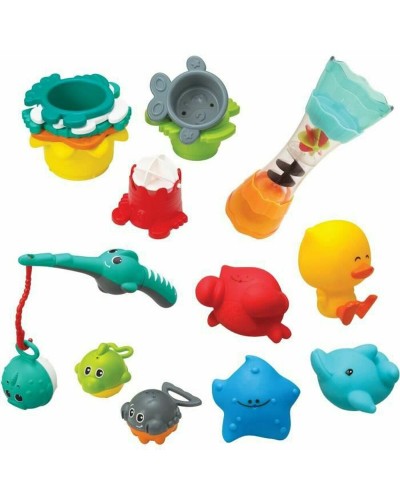 Infantino Ensemble de Bain Aquatique 17 Pièces - Jouets pour Enfants
