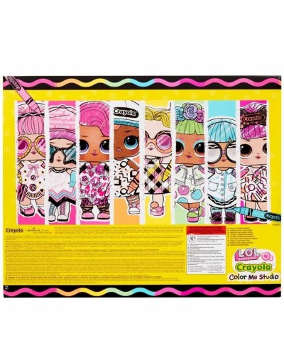 LOL Surprise! Loves CRAYOLA Color Me Studio - Muñeca Interactiva y Accesorios
