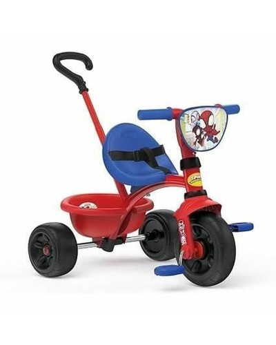 Smoby Triciclo Spiderman: Pedali, Cestino, per Bambini
