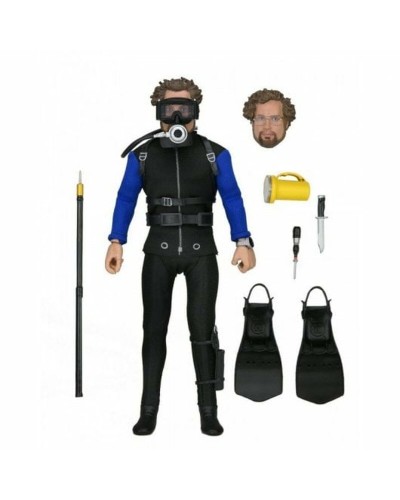 Personaggi d'Azione Neca Jaws Hooper Shark Cage Moderno