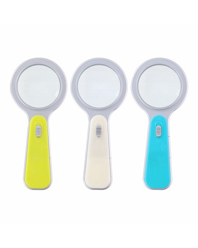 Loupe LED Puissante - 11x, Poignée Ergonomique, 24cm - Lecture & Loisirs
