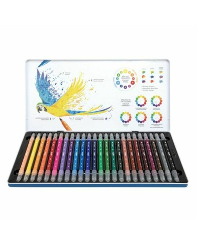 Milan Set Rotuladores de Colores 24 Piezas - Punta Fina para Dibujo y Escritura
