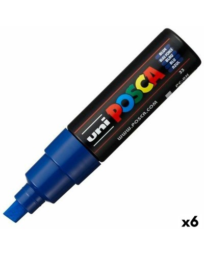 Markeerstiften POSCA PC-8K Blauw (6 Stuks)
