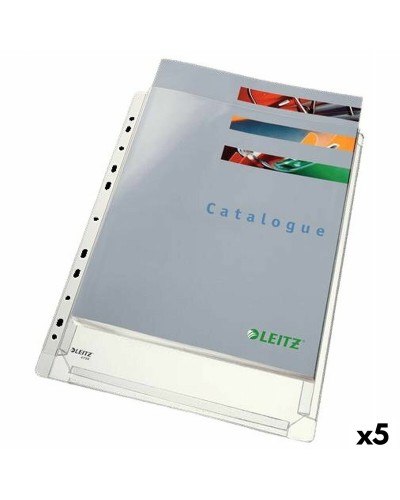 Leitz Custodie A4 PVC Trasparente - Porta Documenti (5 Unità)
