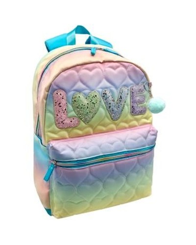 Schulrucksack Blin-Blin Love türkis 42 x 31 x 14 cm