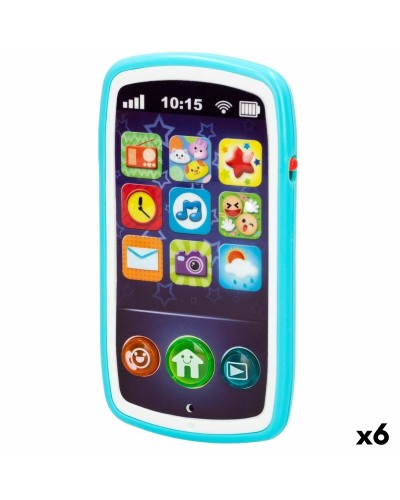 Leksakstelefon Winfun 7,5 x 14 x 2 cm (6 antal)