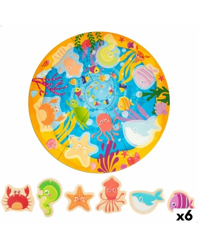 Lisciani Puzzle Marino Niños 13 Piezas - Educativo y Divertido 33x32 cm (6 unidades)
