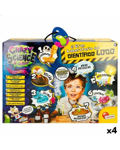 Lisciani El Gran Laboratorio del Científico Loco - Juego Científico Educativo (4 piezas)
