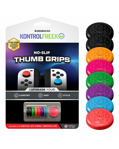KontrolFreek Gaming: Accesorios para Mandos - Agarre & Precisión - Azul/Negro/Rojo
