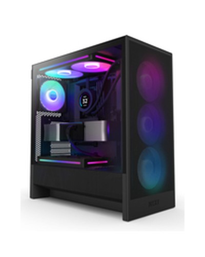 NZXT H5 Flow Noir - Boîtier Micro ATX Gaming - Excellente Ventilation
