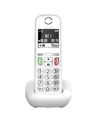 Gigaset E270 Teléfono Inalámbrico Blanco: Pantalla Grande, Fácil de Usar
