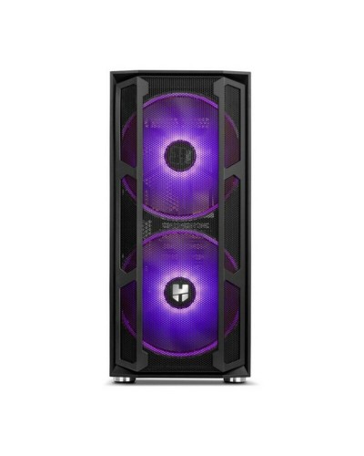 Gehäuse Semitour Mikro ATX / Mini ITX / ATX Nox NXHUMMERNOVA RGB Ø 20 cm Schwarz Bunt