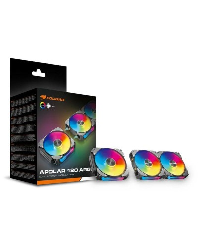Cougar Apolar 120 Ventilador para Caja, 12cm, ARGB, Silencioso, PC Gaming
