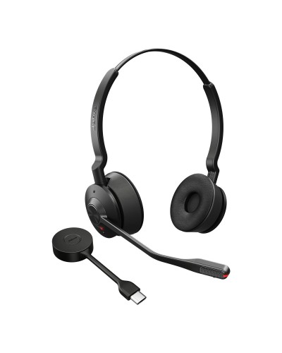 Jabra Evolve2 65 Flex Casque sans Fil - Noir - Microphone Premium - Travail/Appels
