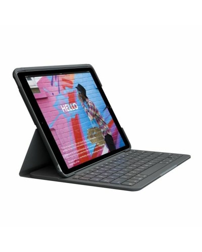 Logitech Slim Folio Étui Tablette Graphite AZERTY - Protection & Clavier
