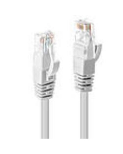 LINDY Cavo Rete CAT6 UTP Rigido 5m Bianco - Connessione Ethernet Veloce
