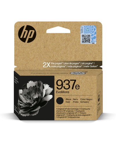 HP 4S6W9NE Cartucho de Tinta Negro Original - Alto Rendimiento - Impresión Profesional
