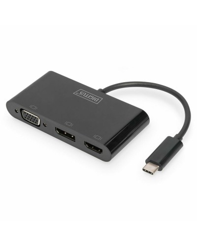 Digitus DA-70859: Hub USB 3.0 de 4 Puertos - Transferencia Rápida - Negro
