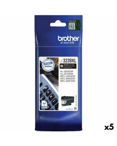 Brother LC3239XL Nero - Cartuccia Inchiostro Originale 5pz - HL-J6000, MFC-J6945
