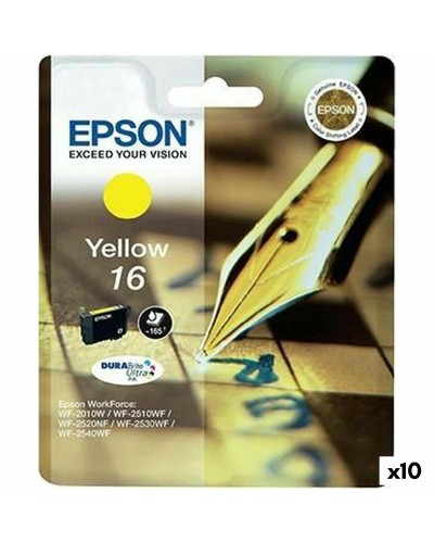 Originele inkt cartridge Epson DURABRITE ULTRA INK -Nº 16 Geel (10 Stuks)