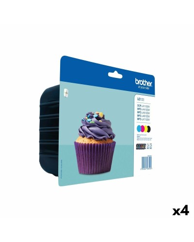 Originele inkt cartridge Brother MFC-J4410DW/MFC-J4510DW Zwart/Cyaan/Magenta/Geel (4 Stuks)