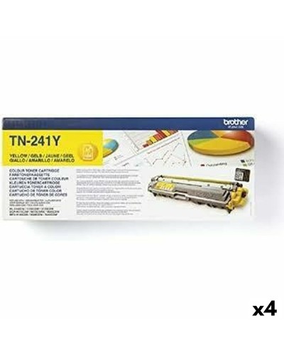 Brother Toner Jaune HL-3140CW/3150CDW Original - 4 Unités
