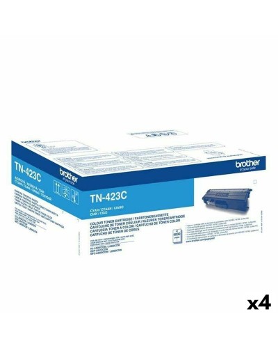 Originele Toner Brother HLL8260CDW HLL8360CDW HLL9310CDW TN423C Cyaan (4 Stuks)