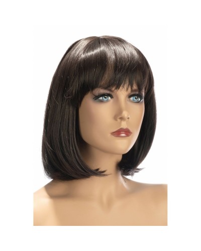 World Wigs Camila Marrone: Peluca Erótica Larga, Castaño Intenso - ¡Glamour!
