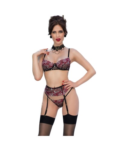 Ondergoed Set Chilirose XL 4 Onderdelen