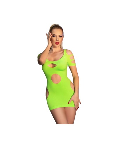 Chilirose Vestido Verde S/M - Vestido Mini Sexy Elegante
