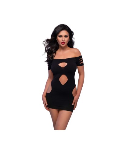 Chilirose Robe Noire S/M - Élégante Robe de Soirée/Fête
