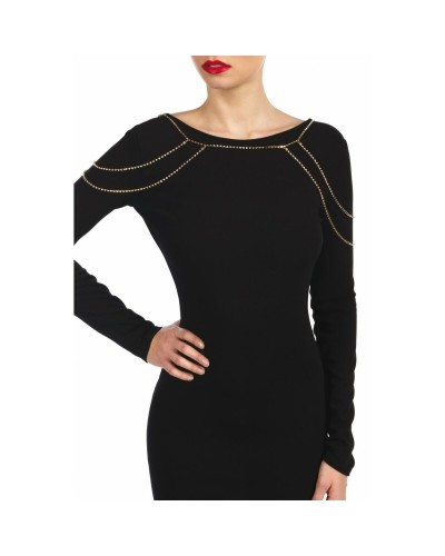 Collana Bijoux Pour Toi: Elegante, Finitura Oro, Idea Regalo Donna
