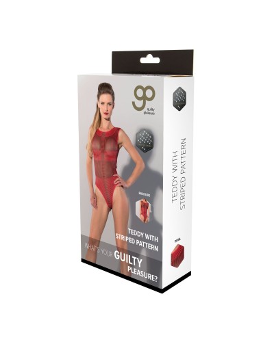Body Donna Rosso - Guilty Pleasure M - Intimo Sensuale
