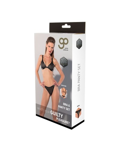 Ondergoed Set Guilty Pleasure Zwart (XL)