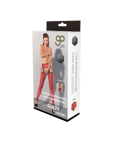 Guilty Pleasure Women's Red Stockings (S) - Elegant and Comfortable Stockings
