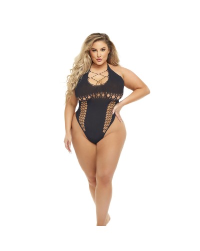 Body Pink Lipstick Nero Queen Size - Intimo Modellante Contenitivo
