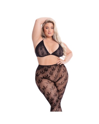 Lingerie Rose Rouge à Lèvres Noire XL - Ensemble Lingerie Femme Élégant
