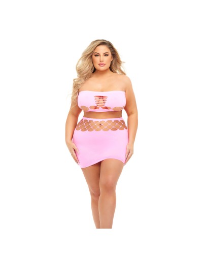 Lingerie Rose Taille Queen - Ensemble de Lingerie Sexy Rose
