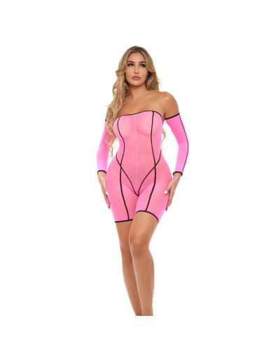 Pink Dress Pink Lipstick One Size - Women's Casual Dress
