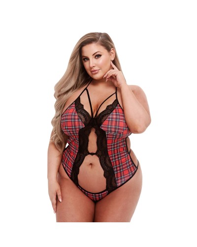 Roter Body Teacher's Pet L - Sexy Schulmädchen Kostüm + Kostenloser Versand
