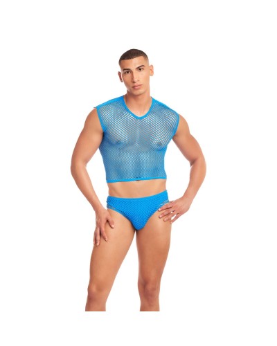 Lingerie Rainbow Party Blue S/M - Women's Sexy Lingerie Set
