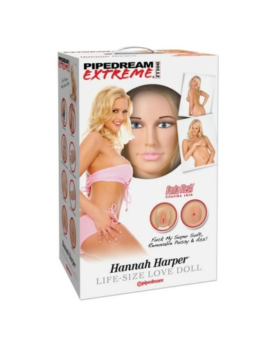 Nova Rico Poupée Gonflable Hannah Harper - Réaliste & Amusante
