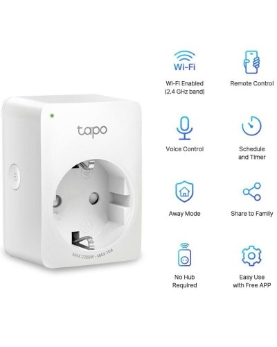 Älypistorasia TP-Link Tapo P100 Wi-Fi 220-240 V 10 A