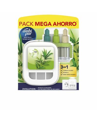 Difusor Eléctrico Ambi Pur 3VOLUTION: Aire Fresco para Ambientes con Recambio de 21 ml

