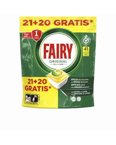 Pastillas para Lavavajillas Fairy Platinum Todo en 1 - Limón - Paquete de 25
